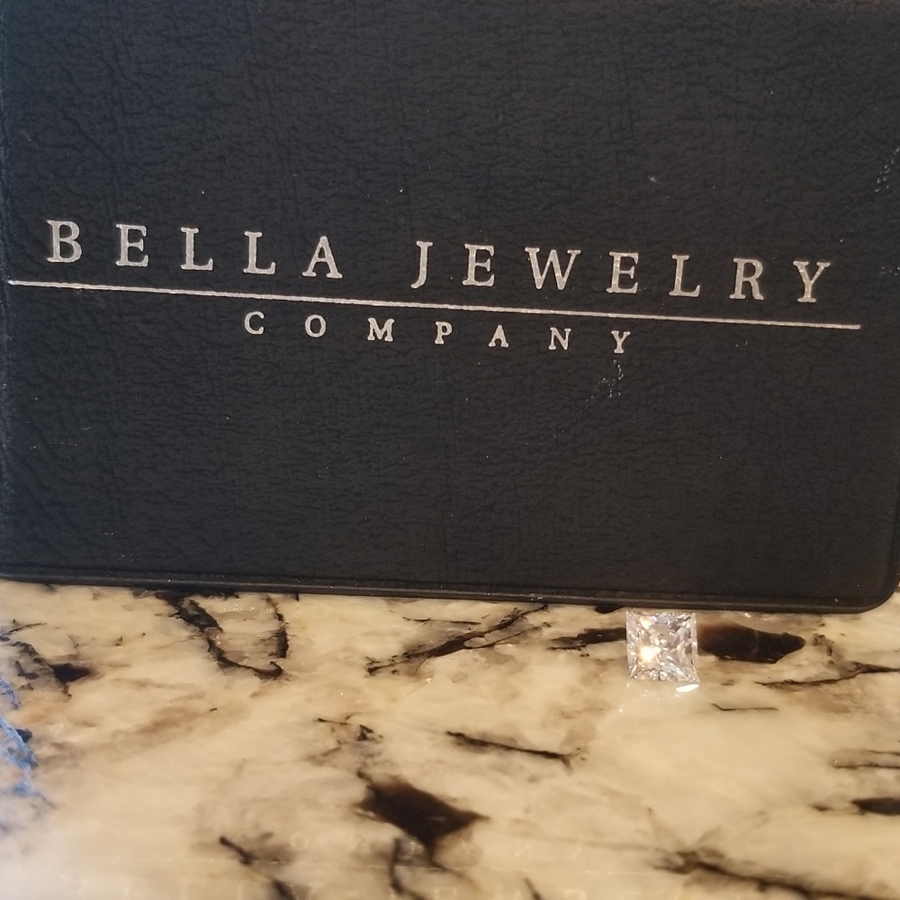 *Stone Only*  7.5mm (2.4ct) princess cut CZ